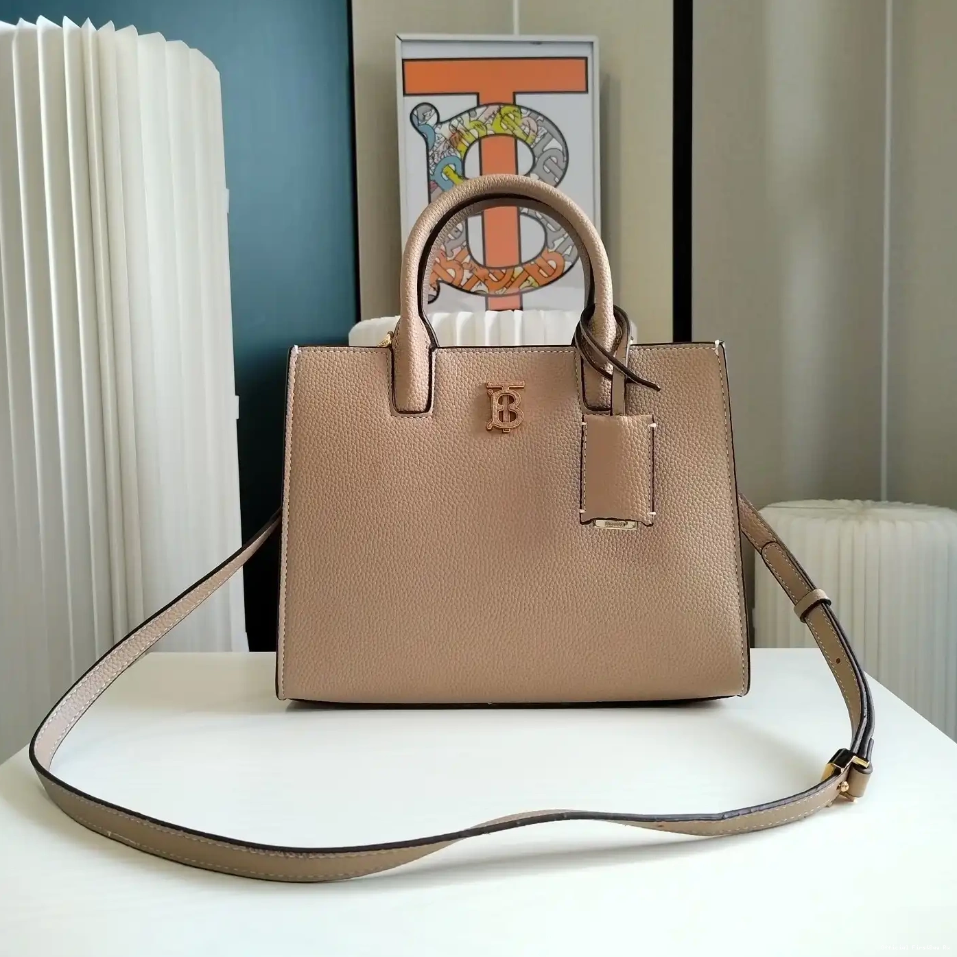 Official First Bag Ru Bag BURBERRY Small Frances 0531